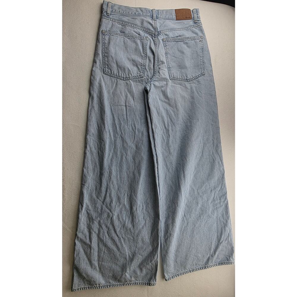 Madewell Super Wide Leg Jean Light Wash Size 28 - Picture 4 of 15